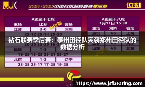 钻石联赛季后赛：泰州田径队突袭郑州田径队的数据分析