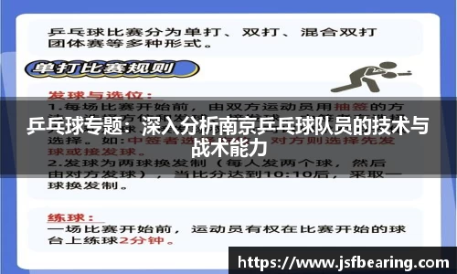 乒乓球专题:深入分析南京乒乓球队员的技术与战术能力